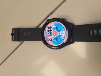 CS2267/2026   BLACK SMARTWATCH WITH BLACK SILICONE STRAP